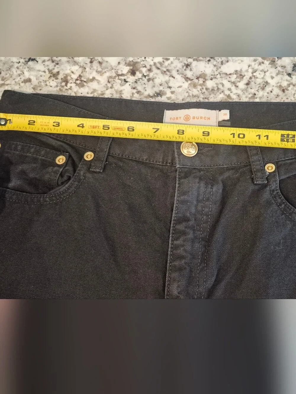 Tory Burch Black Jeans 30